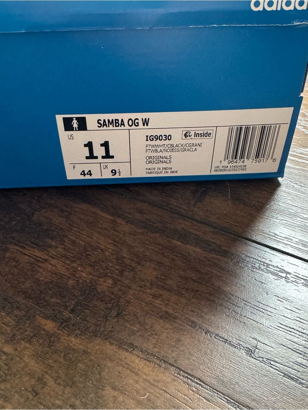 Adidas Samba OG Sneakers - White and Black - Picture 3 of 7